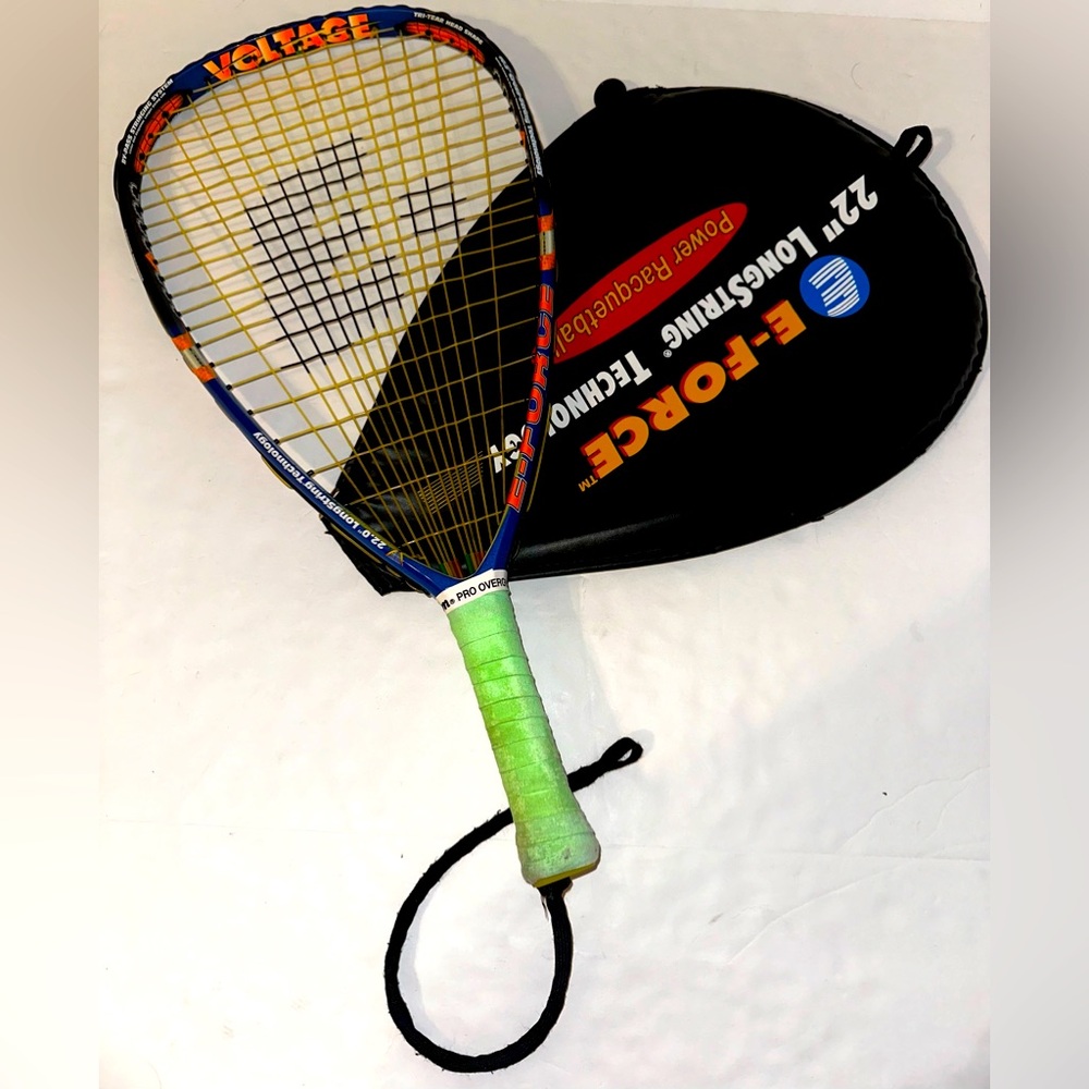 E-Force Voltage 22" Long String Technology Power Racquetball Racquet
